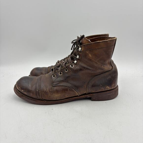Red Wing 8111 Heritage Iron Ranger 6 Inch Work Boots Men\'s 10.5D Workwear main image 12